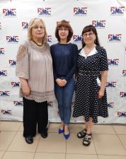 слева направо: Н.А. Слепухина, О.Г. Рожкова, И.Н. Гуреева-Дорошенко