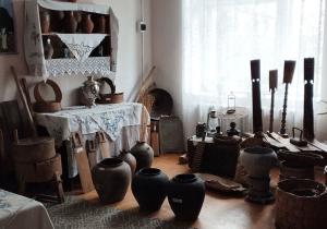 Экспозиция в Сукроменской библиотеке